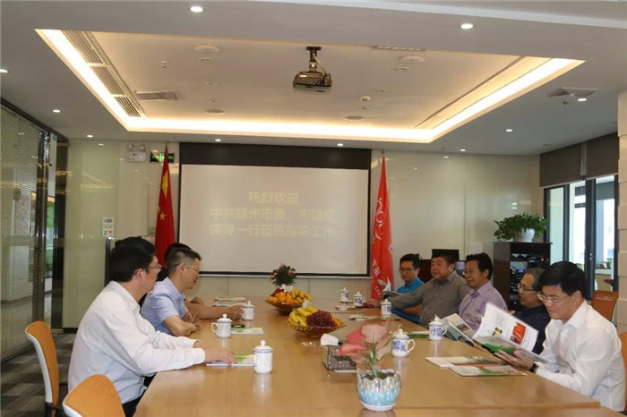 中共贛州市委常委、統(tǒng)戰(zhàn)部長彭業(yè)明等領(lǐng)導(dǎo)一行到訪廣東博皓考察指導(dǎo)-3