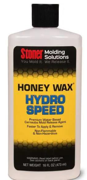 Stoner HoneyWax®Hydro Speed是一種高固含量的水性乳液，不含任何溶劑，旨在代替?zhèn)鹘y(tǒng)的高級(jí)涂蠟作為復(fù)合材料行業(yè)中的脫模劑。