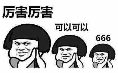 厲害厲害，可以可以，666