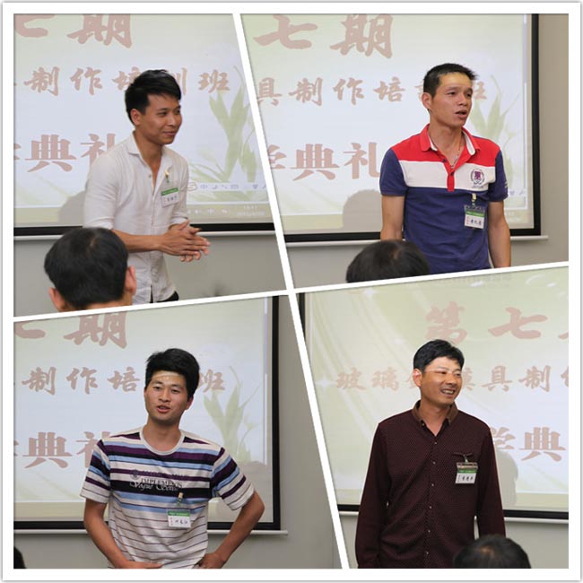 學(xué)員積極上臺做自我介紹，會議氣氛熱烈