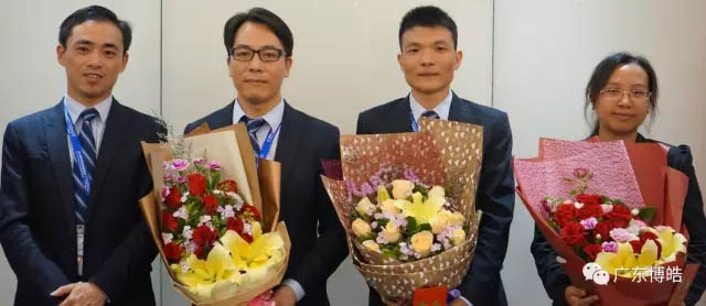 銷售冠軍賴建明、銷售亞軍郭家偉、銷售季軍賴紹英