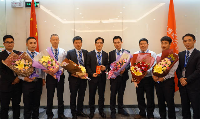 “業(yè)務(wù)團(tuán)隊PK優(yōu)勝獎：--事業(yè)一部的銷售精英們！